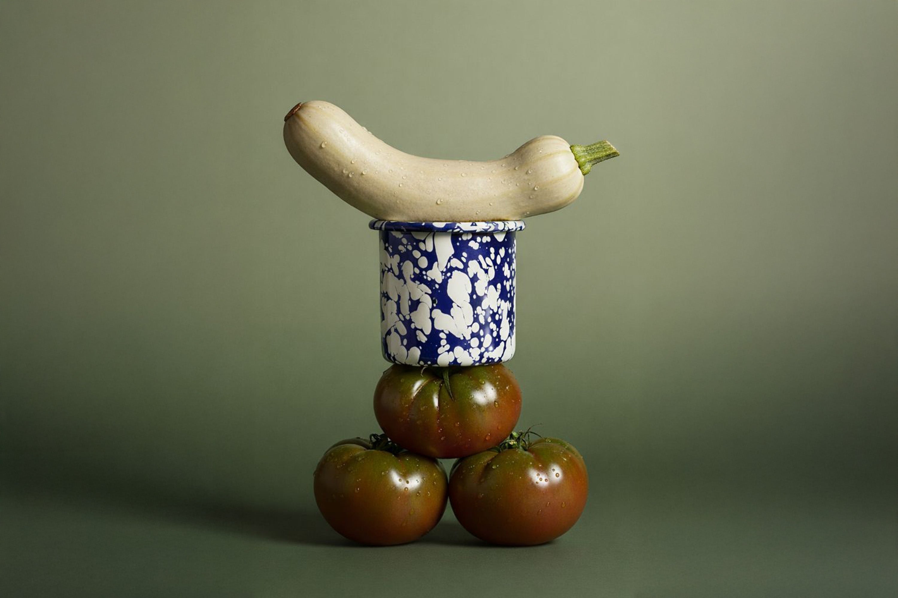 MINI-MUG  <br> Cobalt/Ecru