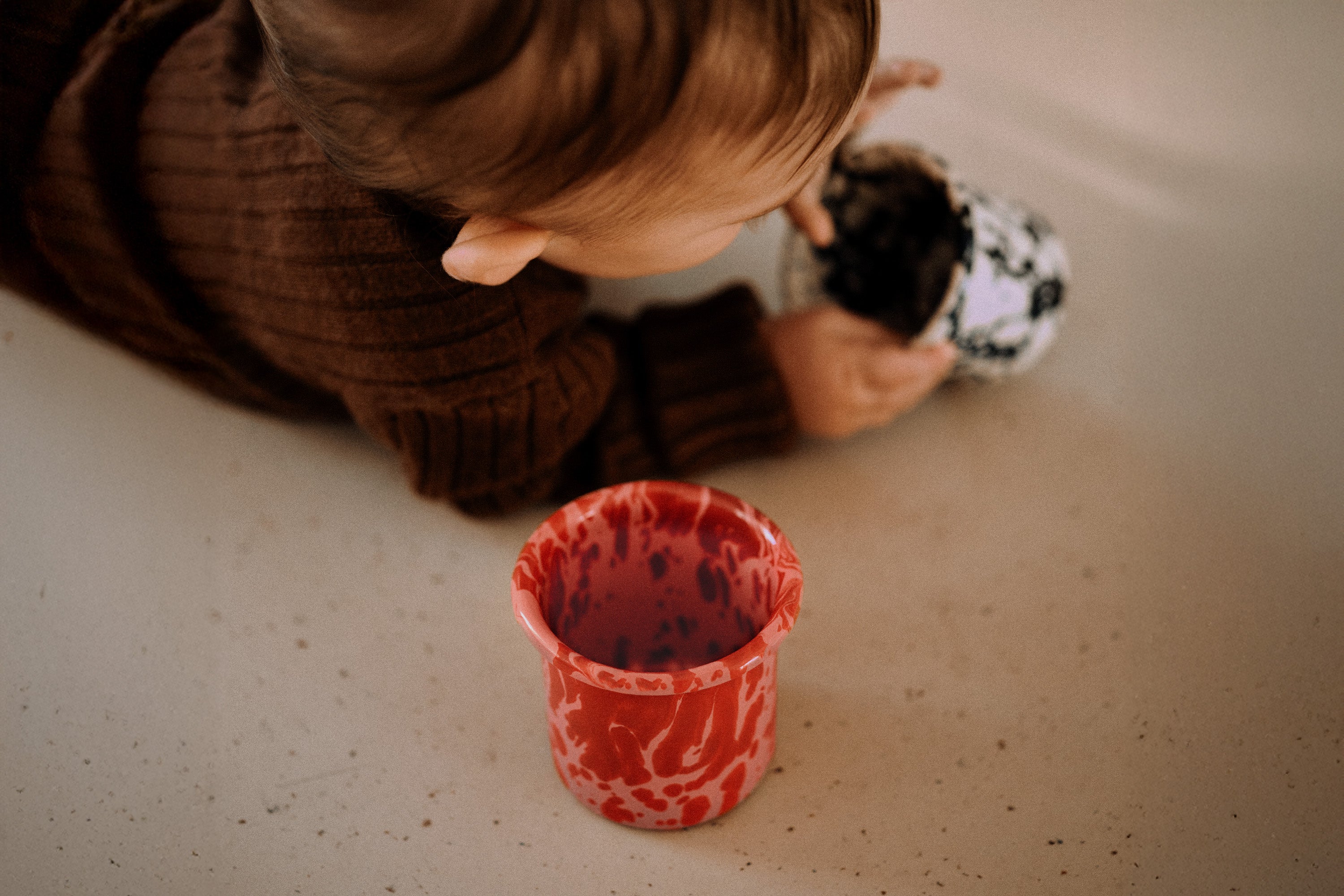 MINI-MUG  <br> Peony/Tomato